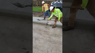 Mastering The Art Of Curb Installation shorts [upl. by Agee]