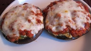 Lasagna Stuffed Portobello Mushrooms Main Dish [upl. by Lemra]