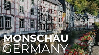 Monschau Germany  The Most Beautiful Medieval Town in the Eifel [upl. by Heeley]