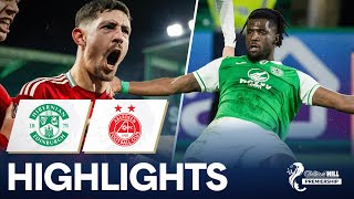 THREE Goals in 3️⃣ Minutes in Instant Classic  Hibernian 33 Aberdeen  William Hill Premiership [upl. by Ahsital]