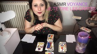 ASMR FRANCAIS ROLEPLAY VOYANCE JE TE TIRE LES CARTES Clairvoyance i draw you the cards [upl. by Cirderf]