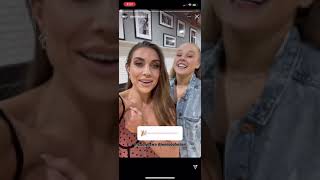 DWTS JoJo amp Jenna Instagram story 111821 [upl. by Amati]