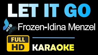 Let It Go  Frozen  Idina Menzel  Karaoke  HD Instrumental [upl. by Nennerb]