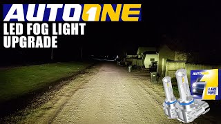 3000K Yellow Fog Light Upgrade in my Silverado  AUTOONE LED [upl. by Enidualc]