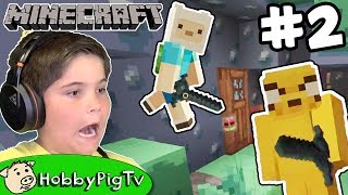 Minecraft Adventure Time Part 2 Looking For Mines HobbyPigTV [upl. by Flan]