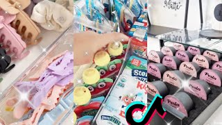 random refill and restock organizing tiktok compilation 🍋🍓🥝 [upl. by Ellitnahc]