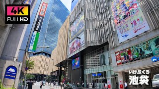 【4K】サンシャインシティから池袋駅東口の繁華街を散歩 Jun 2024  Walk around the downtown Ikebukuro Station East Exit [upl. by Evol]