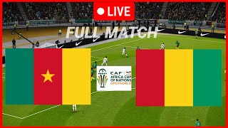 🔴LIVE Cameron vs Guinea  Africa Cup of Nations 2024 Full Match Today Highlight amp Goals [upl. by Imhskal]