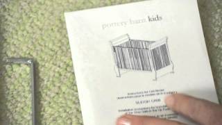 How to Install DropSide Crib Conversion Kit A  Pottery Barn Kids [upl. by Aisercal]