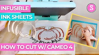 How to Cut Designs from Infusible Ink Transfer Sheets  Beginner [upl. by Kursh927]