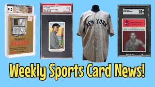 Babe Ruth Called Shot Jersey Sells For HOW MUCH  Wilt Rookie SGC 10  And More Sports Card News [upl. by Smail713]