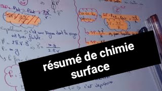 résumé de chimie surface L3 [upl. by Osbourne138]