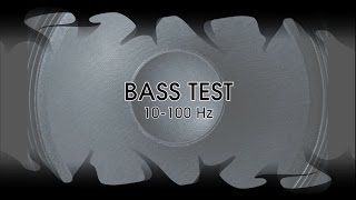 10 Hz to 100 Hz BASS TEST Subwoofer Test  frequency sweep [upl. by Stephana]