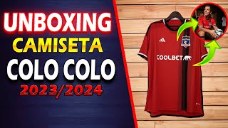 ✅La NUEVA camiseta ROJA de COLO COLO 20232024 UNBOXING 30 [upl. by Eceined]