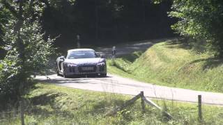 Audi R8 Spyder spied on the Nürburgring [upl. by Girhiny]