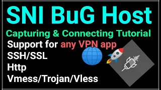 Advanced SNI Host name for all VPN  SSH  V2ray  Http Injector Saver Name Indication SNI Finding [upl. by Wappes]