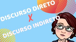 Discurso direto e discurso indireto [upl. by Akinohs87]