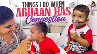 How To Use Nasal Aspirator  Things I Do When Arhaan Has Congestion  Sameera Sherief [upl. by Leith]