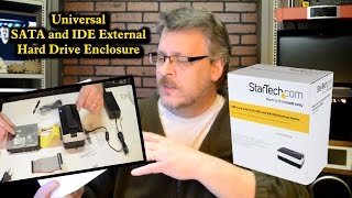 Universal SATA and IDE External Hard Drive Enclosure [upl. by Ayidan829]