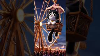 Look at the black and white cat story cat catlover catstory [upl. by Wynn640]