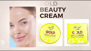 Gold Beauty Cream rejuvenates skin reduces blemishes dark spots and wrinkles nourishing deeply [upl. by Dani]