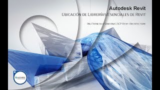 Ubicación de librerías esenciales de Revit [upl. by Carlyn]