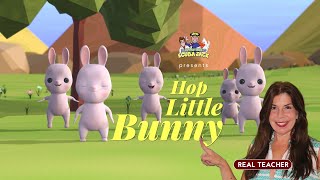 HOP LITTLE BUNNY Engaging Nursery Rhymes for Early Learning [upl. by Vernita780]