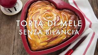 TORTA DI MELE SENZA BILANCIA ricetta facile e veloce  Chiarapassion [upl. by Irtimd]