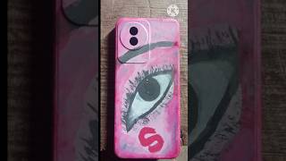 phone back cover drawing short video 📱📱📱drawing on the cover phone📱📱📱 phone back cover colouring 📱📱📱 [upl. by Diba]