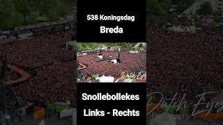 538 Koningsdag Breda Snollebollekes Links  Rechts [upl. by Apthorp]