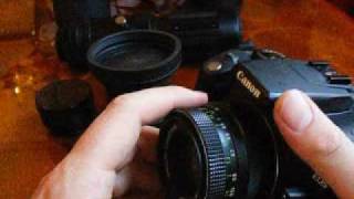 Old M42 Lenses On Canon EOS 350D  Digital Rebel XT [upl. by Ludwog]