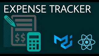 Expense Tracker  React Js amp MaterialUI  React js Project Series [upl. by Ladnor]