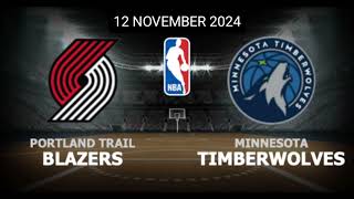 Portland Trail Blazers VS Minnesota Timberwolves  NBA Match Prediction  Basketball Prediction [upl. by Nomannic]