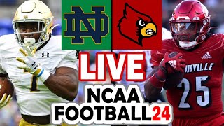 Notre Dame at Louisville 10723 Simulation 2023 Rosters for NCAA 14 [upl. by Im570]