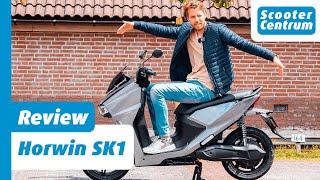 WIJ TESTEN DE HORWIN SK1 2023 ELEKTRISCHE SCOOTER amp ZIJN VERRAST 😧  ALLE DETAILS REVIEW [upl. by Irak]