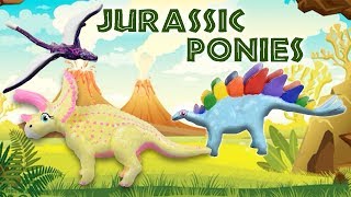 JURASSIC PONIES  My Little Pony Dinosaur Mashup DIY Custom Toy Tutorial [upl. by Aihtnic]