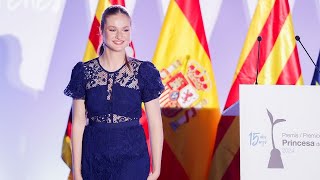 El discurso de Leonor en los Premios Princesa de Girona y su homenaje en dos idiomas a los galardona [upl. by Luhem692]