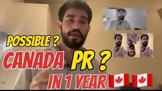 Canada PR in 1 Year  PR after studying 1 year  Canada PR Pathways 2024 [upl. by Yrod442]