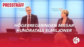 LIVE Högerregeringen förlorar hundratals elmiljoner  Mikael Damberg amp Lena Hallengren [upl. by Marya]