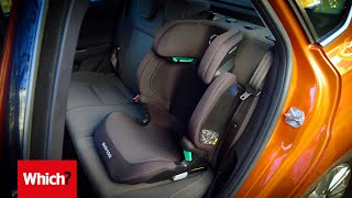 How to fit an isofix child booster seat in 60 seconds [upl. by Tolmann]