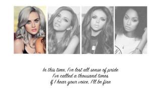 Little Mix  These Four Walls Lyrics  Parts on Screen [upl. by Eixid]