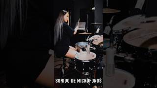 Comparación de sonido de cámara con los micrófonos  Drums 🥁 [upl. by Ecnatsnoc]