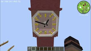 I Built a Working Clocktower in Minecraft with the Create Mod [upl. by Ahsei952]