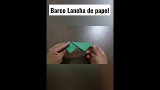 como hacer un barco de papel que navega en el agua🛥️ tutorialorigami barcosdepapel [upl. by Etna176]