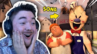 Rod Helps Us WRITE A SONG Music Video  Ice Scream Mobile Horror Gameplay Song [upl. by Chrisse]