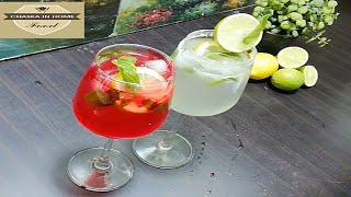 Nimbu Pani Recipe 2 ways  Fresh lime juice recipe  Shikanji  Ramadan Special by Chaska in home [upl. by Telfer]