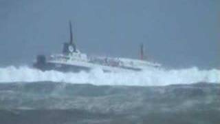 Newfoundland Ferry in massive waves [upl. by Elmaleh155]