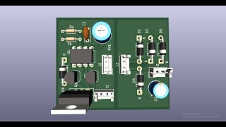 Convertisseur DC DC 12V vers 50V Routage dans KICAD [upl. by Dash734]