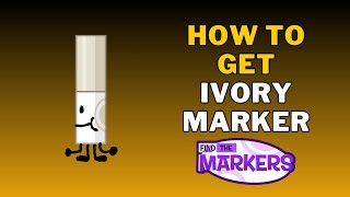 How To Get Ivory Marker in Find The Markers  Roblox [upl. by Brighton]