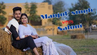 Manjot singh weds Saloni wedding on 2622024 [upl. by Eelarual]